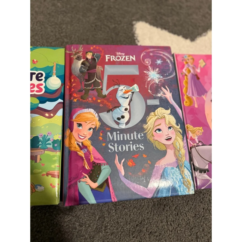 Disney & Bluey Kids Book Bundle – Frozen, Princess & Bluey (Like New)